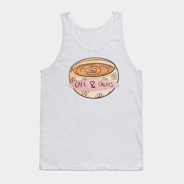 Coffee & Chill Cute Coffee Dates Have a Cup of Coffee in the Morning with Hugs Perfect Gift for Coffee Lovers Latte Espresso Mocha Cafe Caffeine Drinks I Love Coffee Tank Top by nathalieaynie